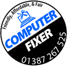 computer fixer top logo